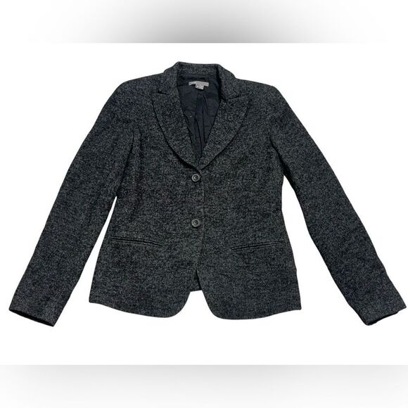 ❤️ 👀 Women’s VINCE Wool blend charcoal gray 2 button blazer size 6 - Picture 1 of 8